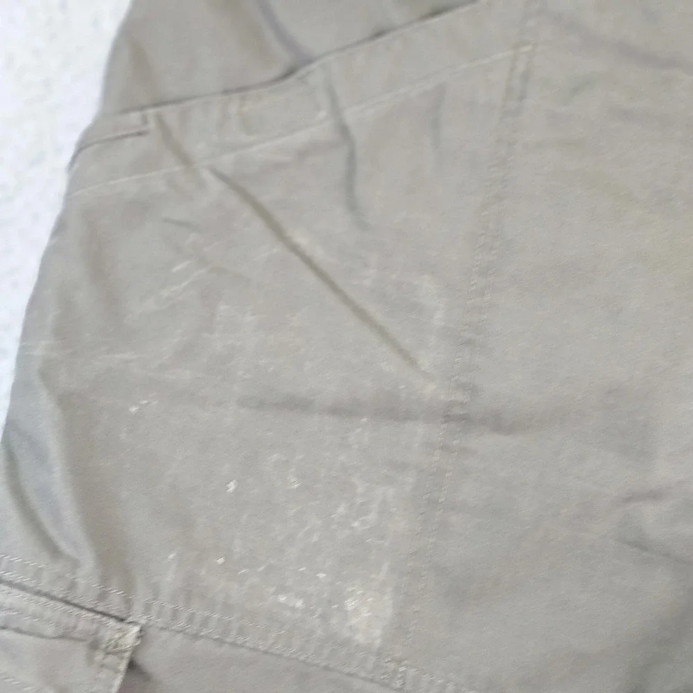 5.11 Tactical Cargo Shorts Mens 40 Green Ripstop Elastic Waist 10 Inseam Utility